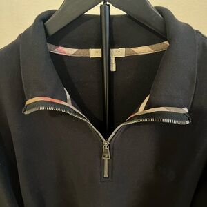 Burberry Black V-Neck Sweater